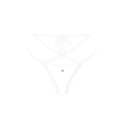 Boutine LA TOPS Venice White Loop Bottom