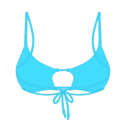 Boutine LA Baby Blue Loop Top TOPS