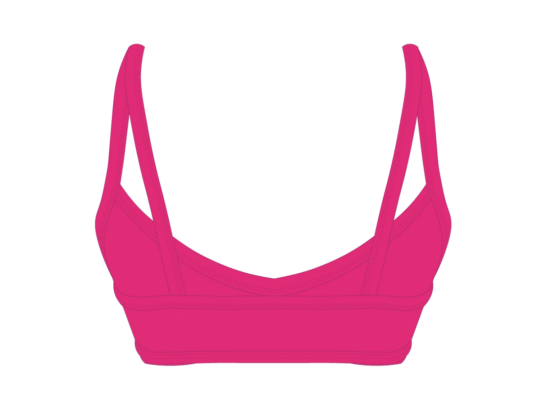 Boutine LA TOPS Magenta Sporty Top