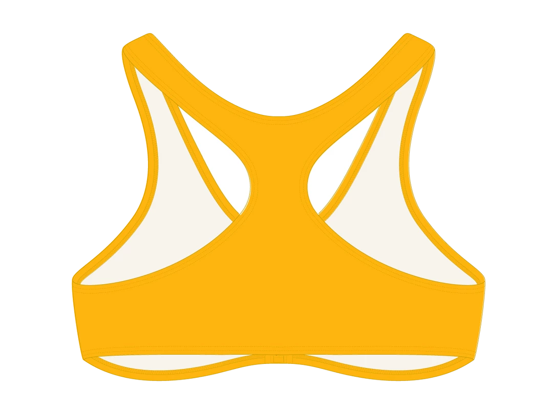 Boutine LA TOPS Lily Yellow Zipper Top