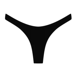 Boutine LA Manhattan Black Ribbed Chic 80's Bottoms