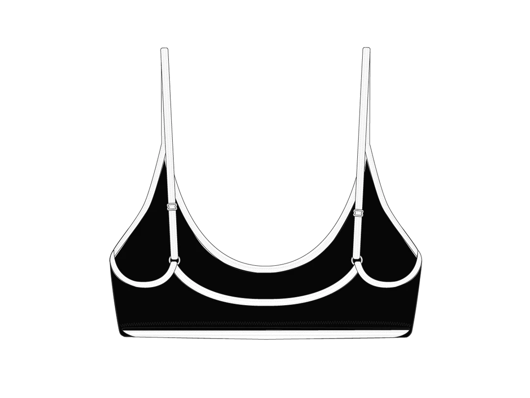 Boutine LA Manhattan Black Bralette Top UNDERWEAR