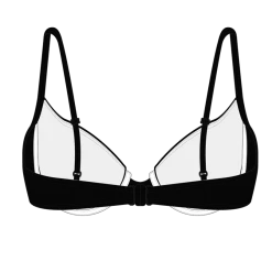 Boutine LA TOPS Manhattan Black Bustier Top