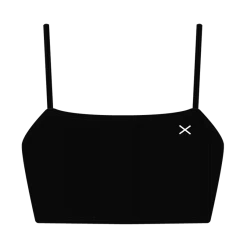 Boutine LA TOPS Manhattan Black Ribbed Camisole Top