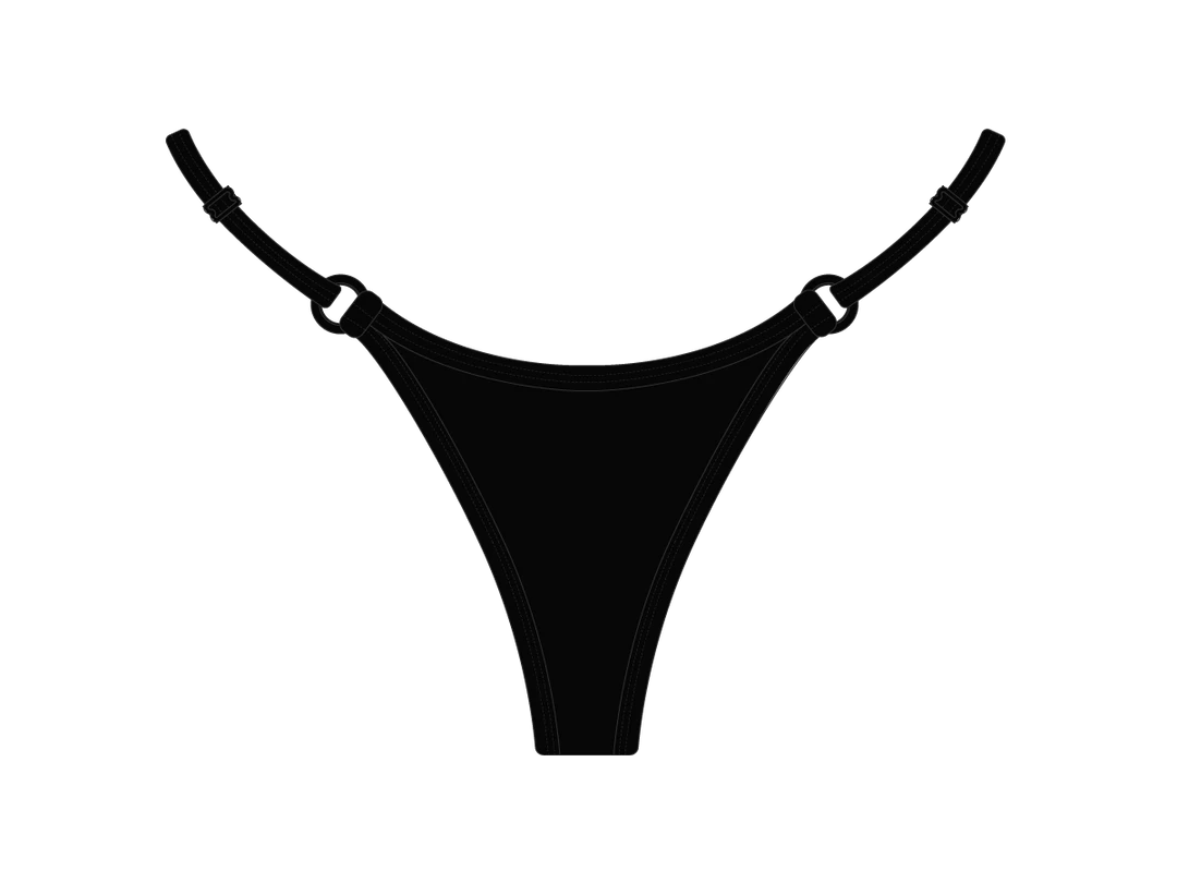 Boutine LA Manhattan Black Minimal Bottoms