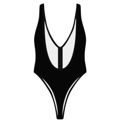 Boutine LA ONE PIECES Manhattan Black Zipper One-Piece