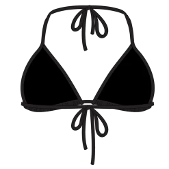 Boutine LA MATCHING SETS Manhattan Black Bikini Top II