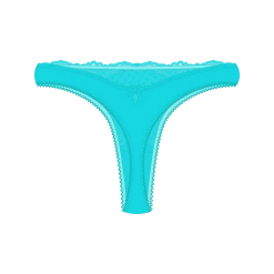 Boutine LA UNDERWEAR Baby Blue Lace Bow Panties