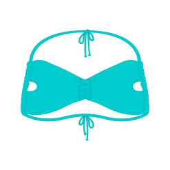 Boutine LA TOPS Cyan Multie Top