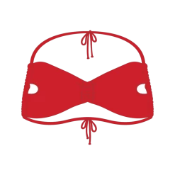 Boutine LA TOPS Rose Red Multie Top