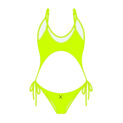 Boutine LA ONE PIECES Sour Yellow Two Piece One Piece