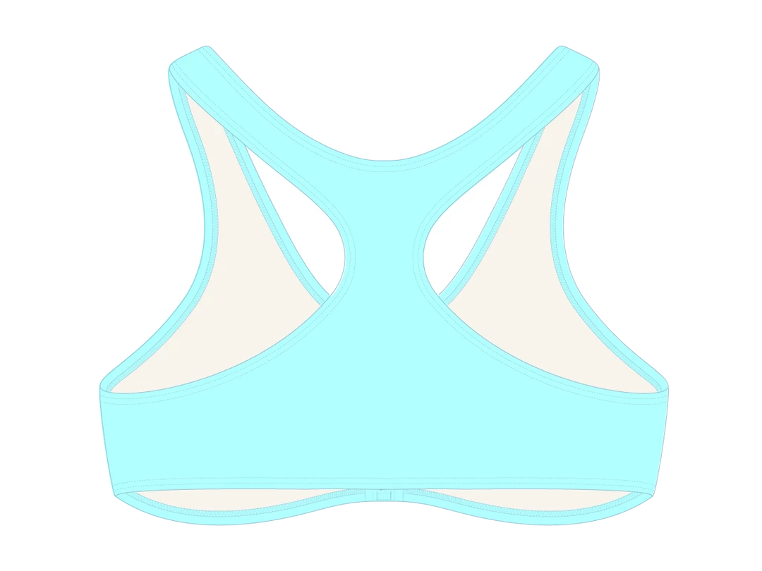 Boutine LA Off-Blue Zipper Top