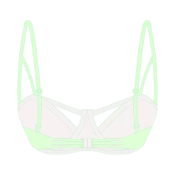 Basicallyswim Ocean Blue Cut-Out Top