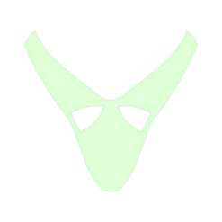 Basicallyswim Ocean Blue Cut-Out Bottoms