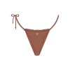 Boutine LA Reverse Top X One Side Tie Bottoms Cocoa Brown One Side-Tie Bottoms
