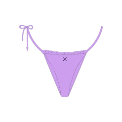 Boutine LA Lilac One Side-Tie Bottoms Reverse Top X One Side Tie Bottoms