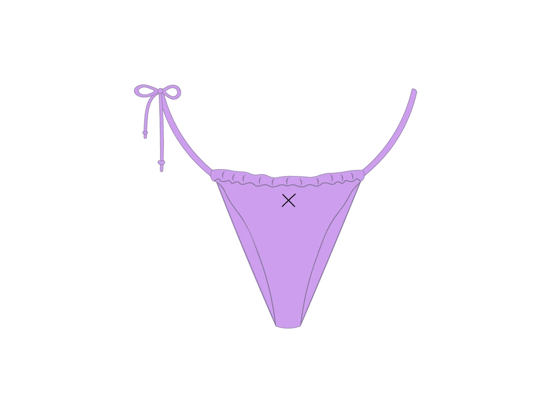 Boutine LA Lilac One Side-Tie Bottoms Reverse Top X One Side Tie Bottoms