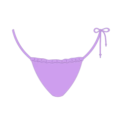 Boutine LA Lilac One Side-Tie Bottoms Reverse Top X One Side Tie Bottoms