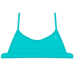 Boutine LA Cyan Open Side Top