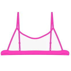 Boutine LA Hot Pink Open Side Top TOPS