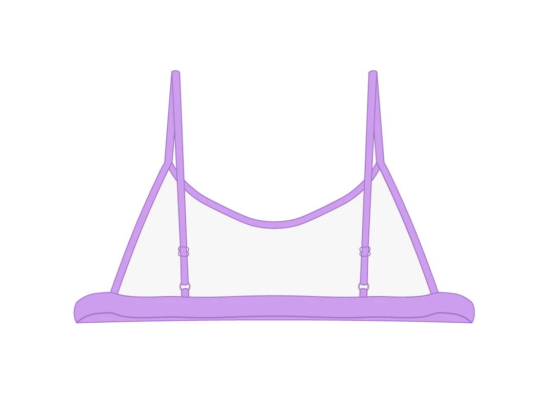 Boutine LA Lilac Open Side Top