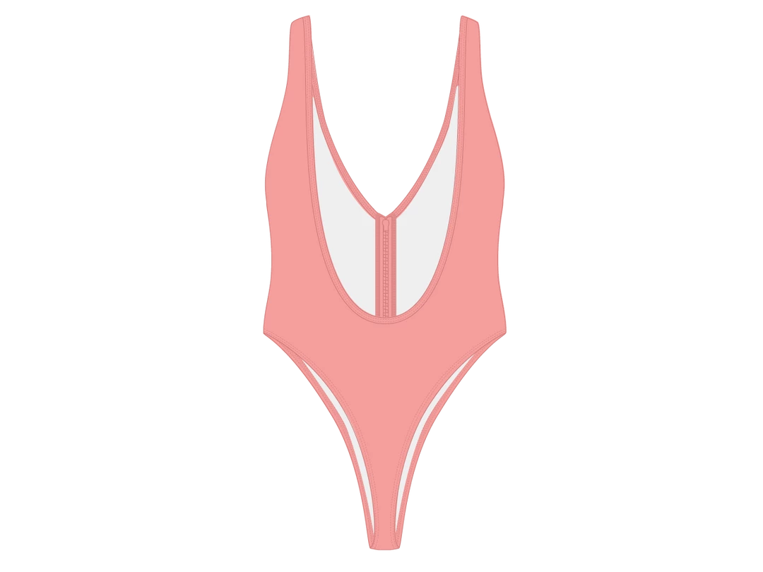 Boutine LA Peach Zipper One-Piece