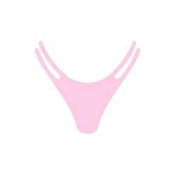 Boutine Blush Pink SATIN Pinch Bottoms