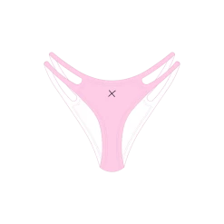 Boutine Blush Pink SATIN Pinch Bottoms