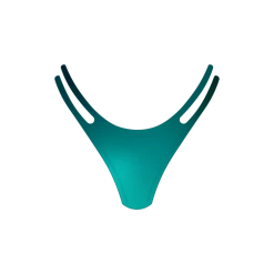 Boutine Satin Pinch Top X Bottoms Teal Blue SATIN Pinch Bottoms