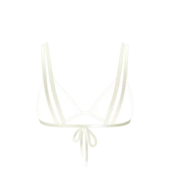 Boutine LA OFF-White SATIN Pinch Top Satin Pinch Top X Bottoms