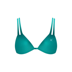 Boutine LA Teal Blue SATIN Pinch Top Satin Pinch Top X Bottoms