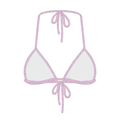 Boutine LA Bubblegum Shimmer Bikini Top