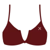 Boutine LA Plum V-Cut Top