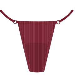 Boutine LA Plum Lace Ribbed Bottoms UNDERWEAR