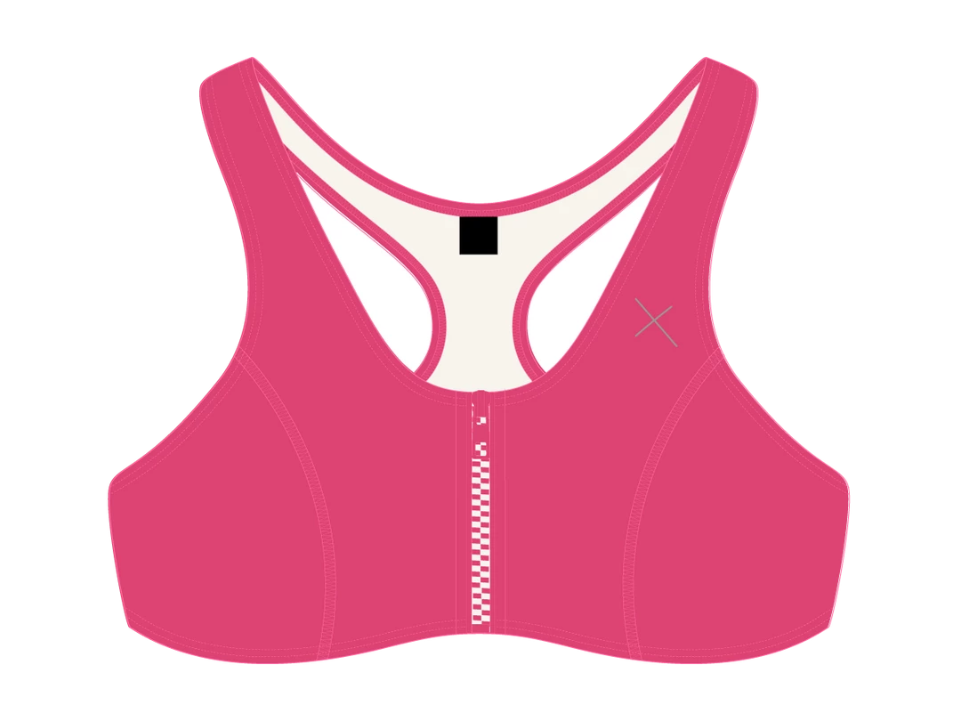 Boutine LA Poppy Red Zipper Top TOPS