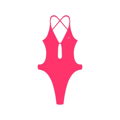 Boutine LA ONE PIECES Cerise Radar One Piece