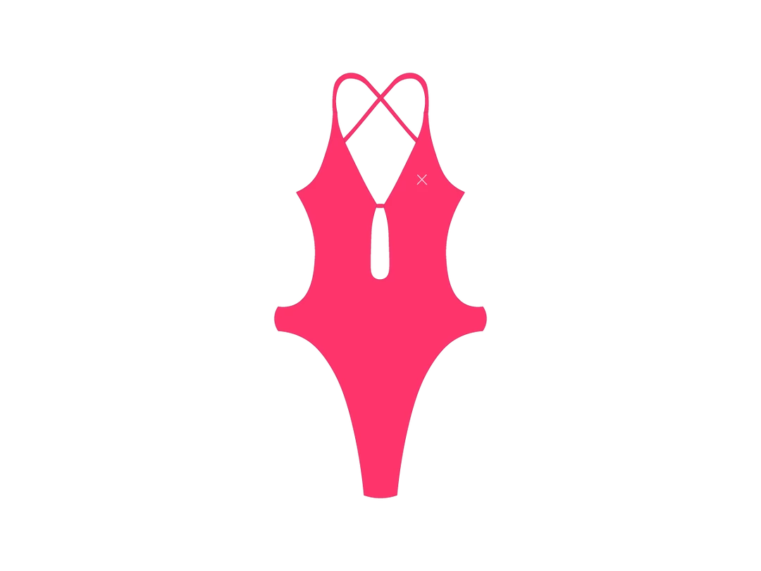 Boutine LA ONE PIECES Cerise Radar One Piece