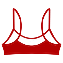 Boutine LA TOPS Rose Red Stitch Top