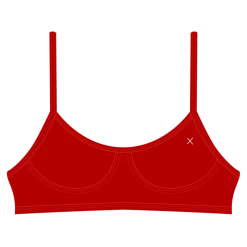 Boutine LA TOPS Rose Red Stitch Top