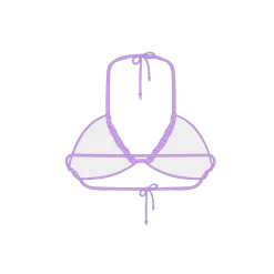 Boutine LA Lilac Reverse Top Reverse Top X One Side Tie Bottoms