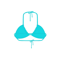 Boutine LA Baby Blue Reverse Top