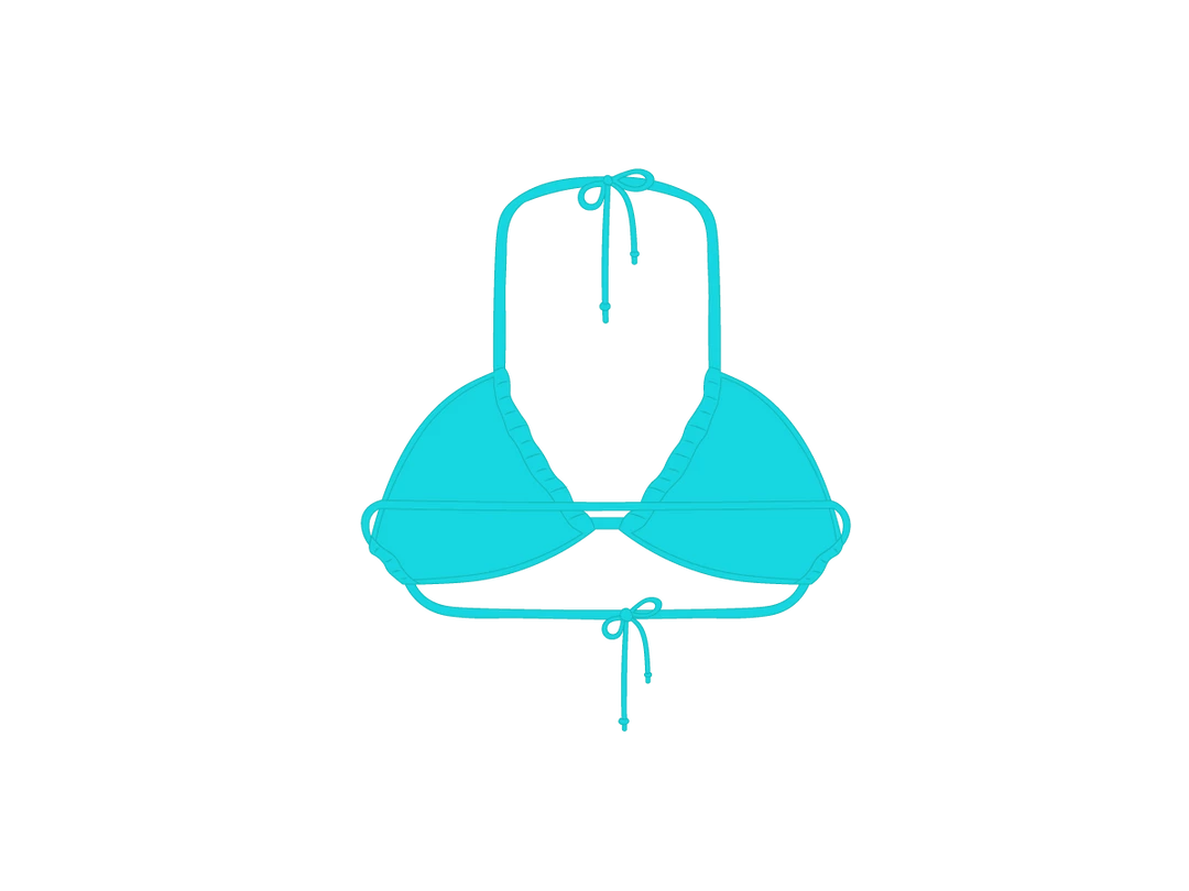 Boutine LA Baby Blue Reverse Top