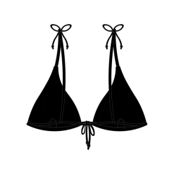 Boutine LA Manhattan Black 3 Tie Top