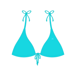 Boutine LA Baby Blue 3 Tie Top TOPS