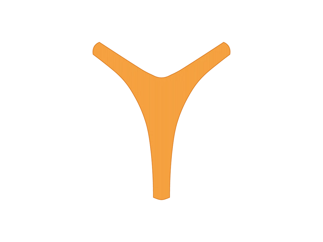 Boutine LA Honey Ribbed Tanga Bottoms