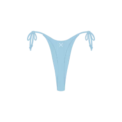 Boutine LA Powder Blue Ribbed Hi Beachy Bottoms