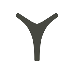 Boutine LA Fern Ribbed Tanga Bottoms