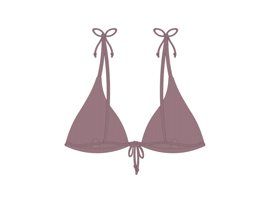 Boutine LA TOPS Wisteria 3 Tie Ribbed Top