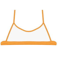 Boutine LA TOPS Honey Open Side Ribbed Top