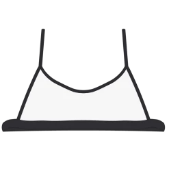 Boutine LA Malibu Blue Open Side Ribbed Top TOPS